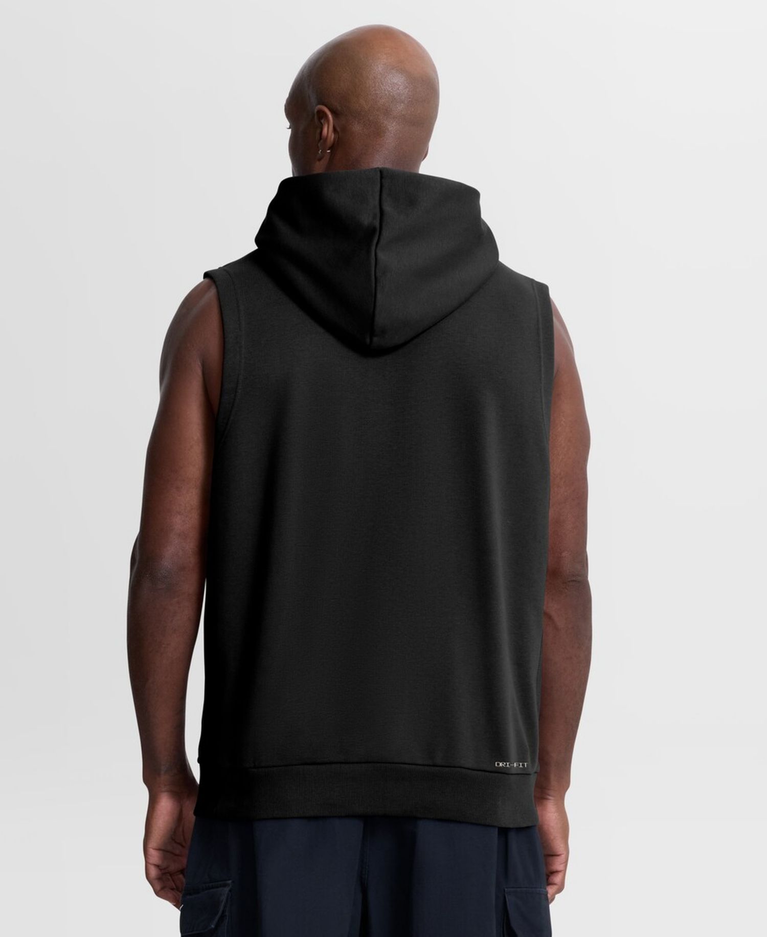 Men's Black Baltimore Orioles Authentic Collection Standard Issue Dri-FIT Sleeveless Hoodie