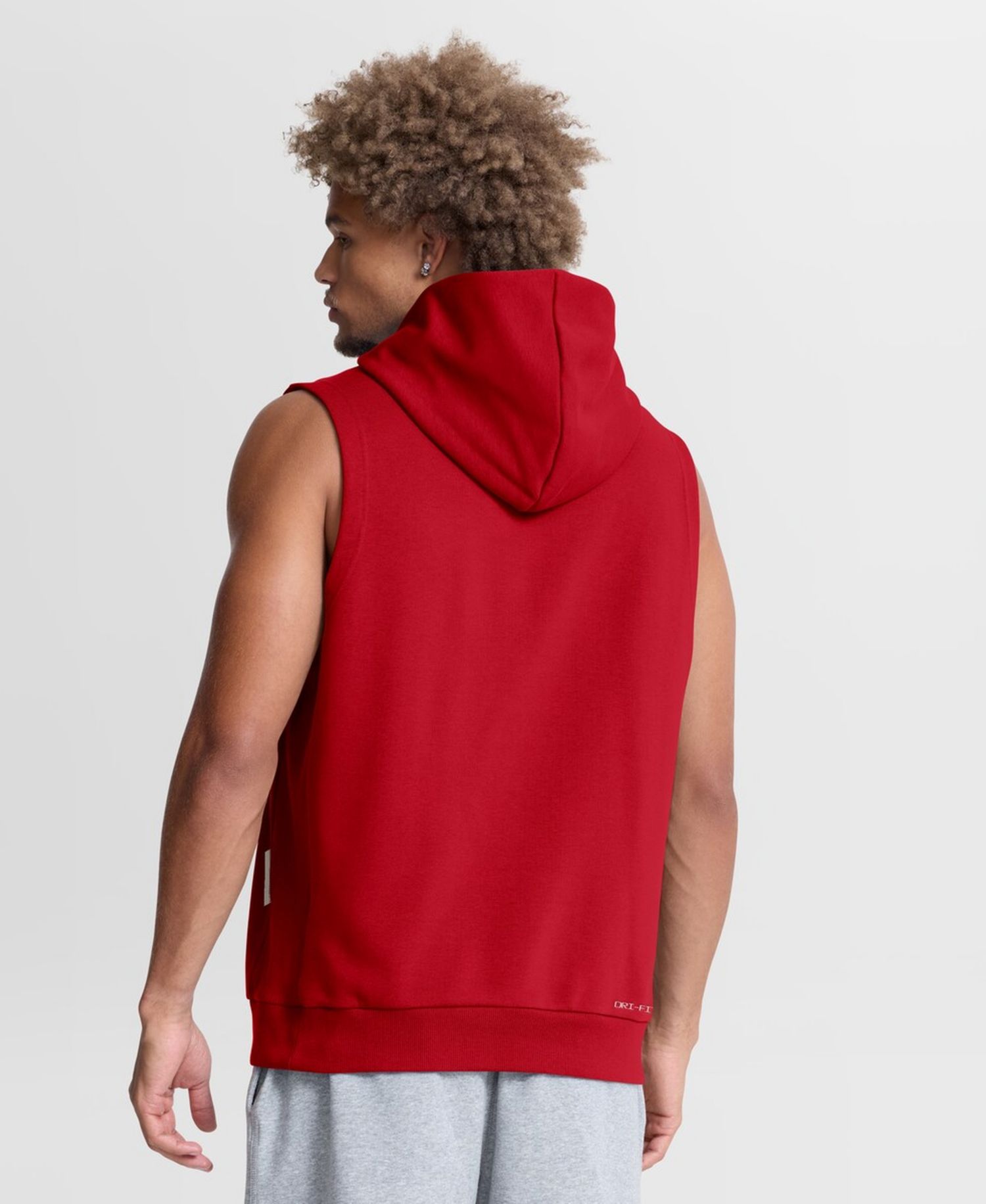 Men's Red Philadelphia Phillies Authentic Collection Standard Issue Dri-FIT Sleeveless Hoodie