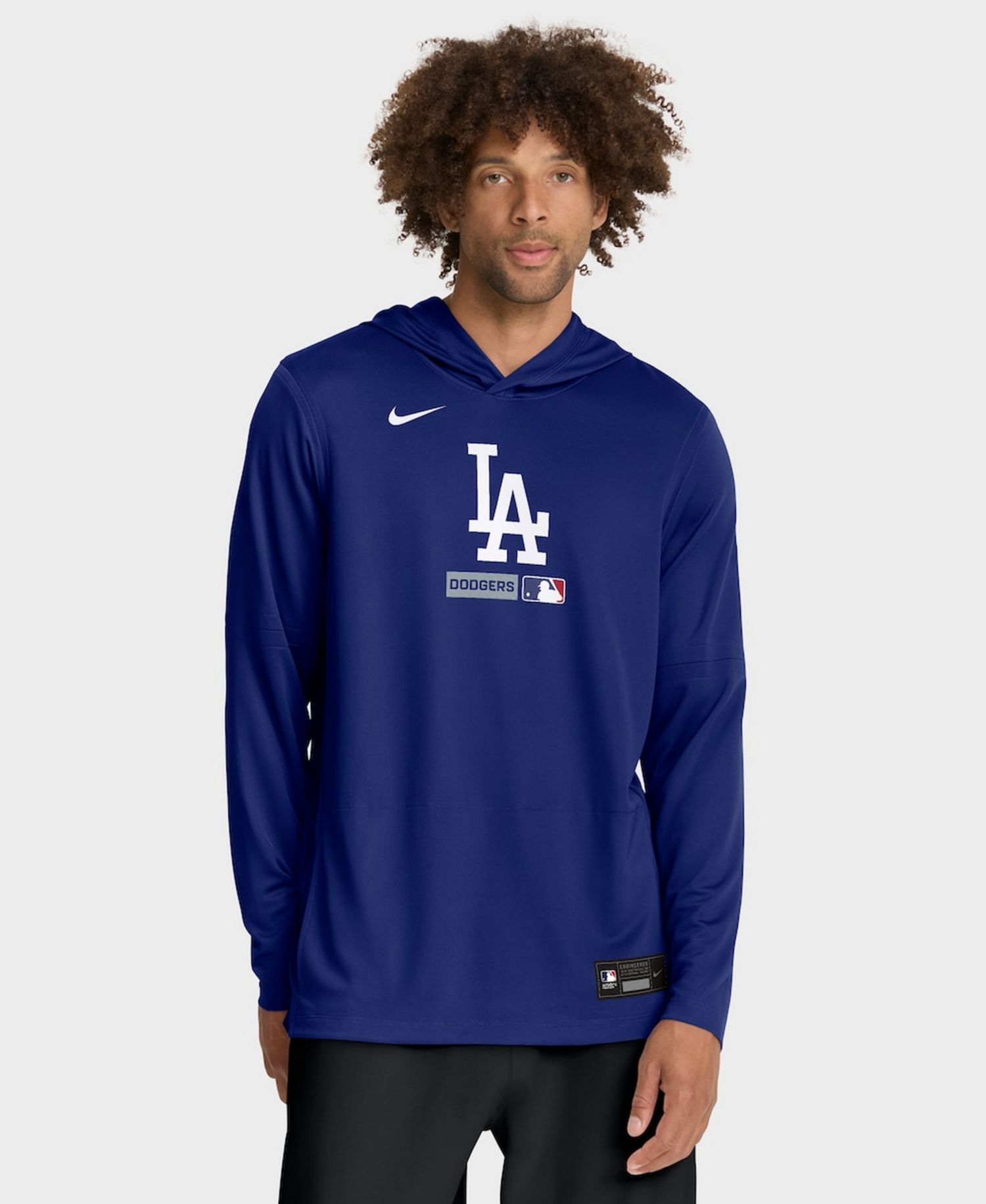 Men's Royal Los Angeles Dodgers Authentic Collection Dri-FIT Long Sleeve Hoodie