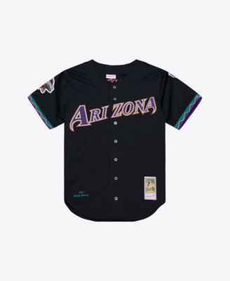 Men's Randy Johnson Black Arizona Diamondbacks 2001 Authentic Jersey