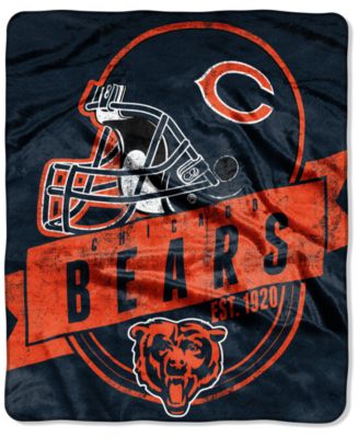 Northwest Company - Chicago Bears 50x60in Plush Throw Blanket "Grand Stand"