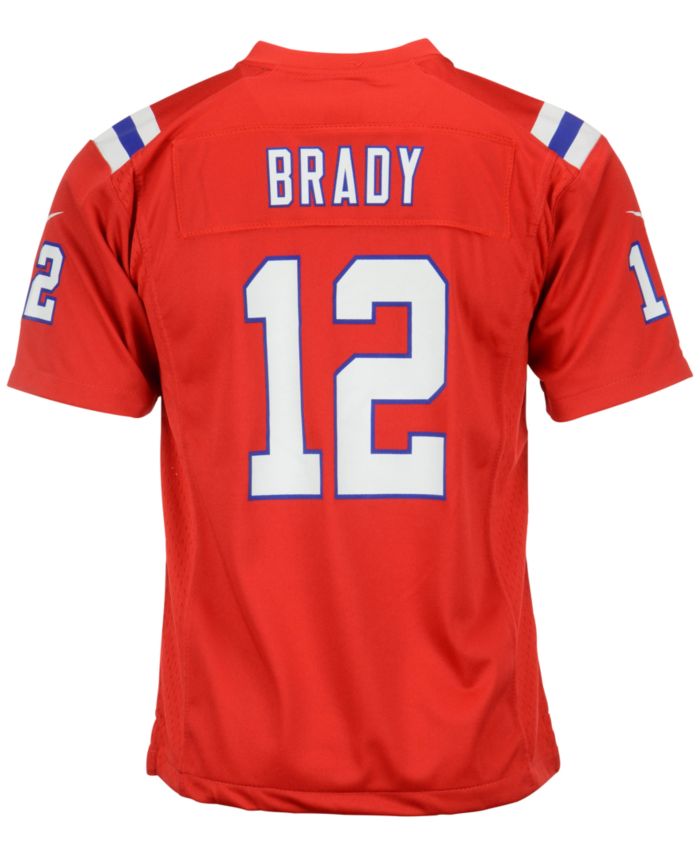 Nike Kids' Tom Brady New England Patriots Game Jersey, Big Boys (8-20) & Reviews - Sports Fan Shop By Lids - Men - Macy's