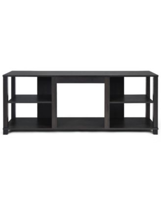59 in Two-Tier TV Console with 5-Position Adjustable Shelves