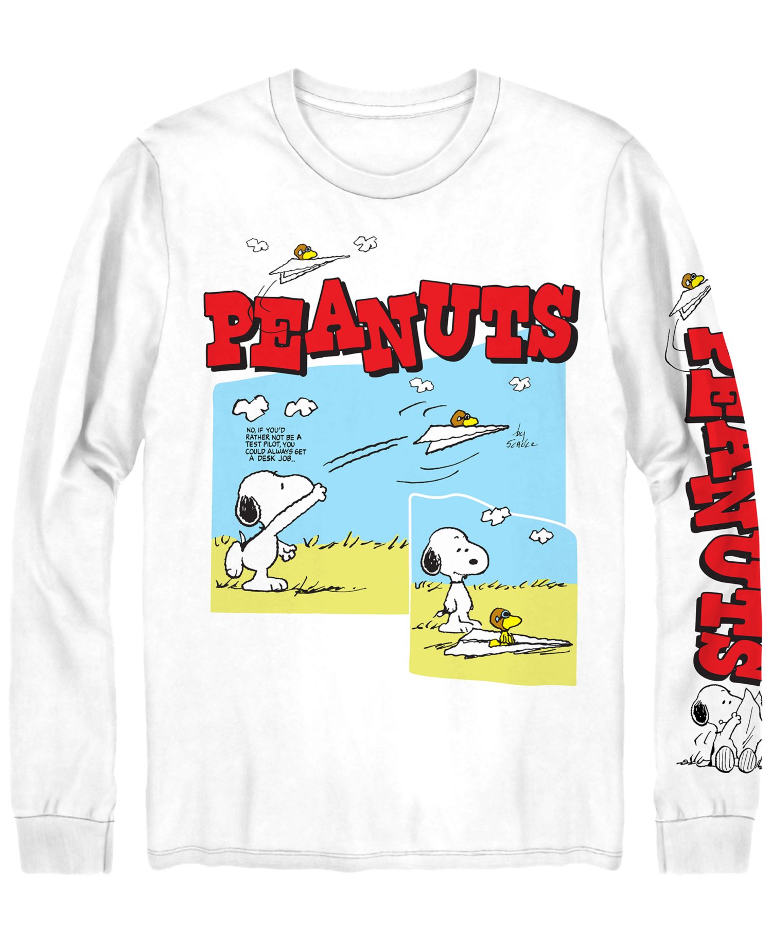 Men's Peanuts Artwork Long-Sleeve T-Shirt