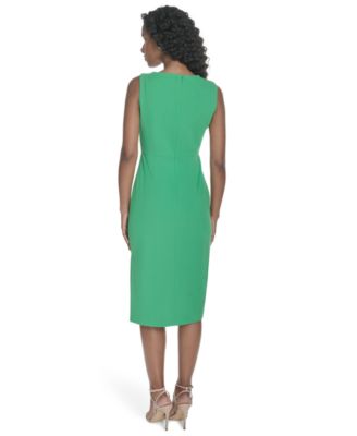 calvin klein asymmetrical sheath dress CALVIN KLEIN ASYMMETRICAL TIE NECK, 3/4 SLEEVE SHEATH DRESS, RED WINE,SIZE  4 NWT