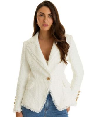 Women's Giselle Single Breasted Tweed Blazer