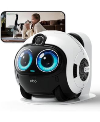 EBO Max FamilyBot Smart Home Robot with 4K Camera, V-SLAM Navigation, Two-Way Video and AI Patrol