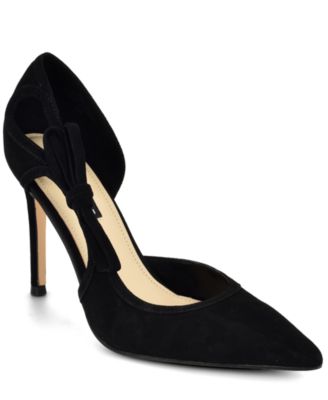 Women's Famila Bow D'Orsay Suede Dress Pumps