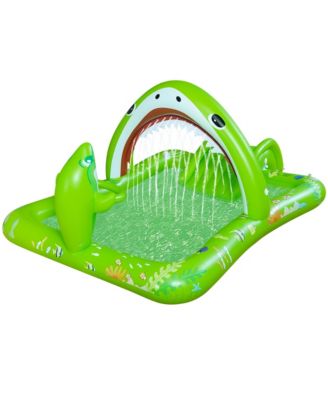 Inflatable Pool Water Slide Sprayers Ball Hoop Yard