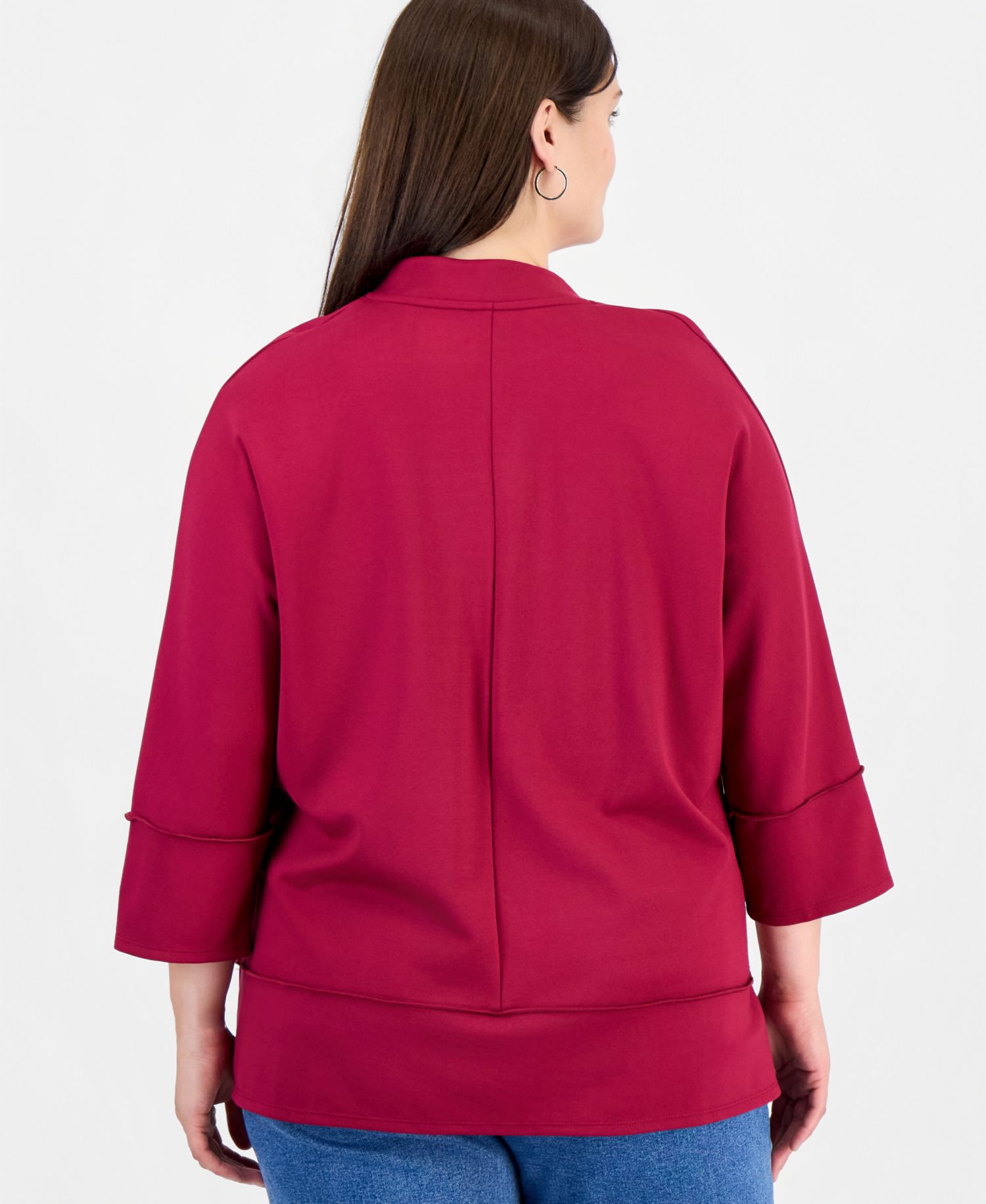 Plus Size V-Neck Top