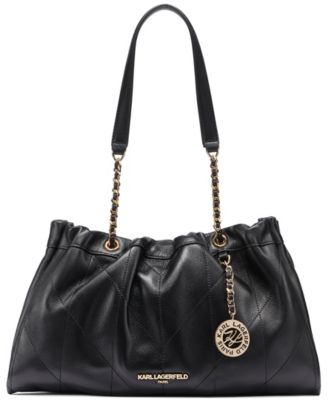 Amandine Leather Medium Shoulder Handbag