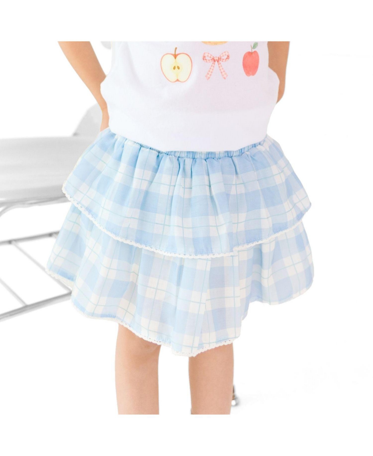 Sweet Wink Toddler Girls Plaid Skort