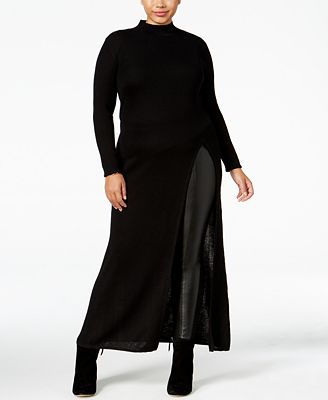 plus size maxi sweater