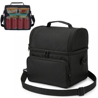 Camping Cooler Bag14.5L Lunch Box for Men Women Portable Coolers Bag Lunchbox Insulated Crossbody Bag Work Beach Travel