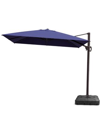 Outdoor Patio 9X11Feet Aluminum Cantilever Umbrella with Wheel Base