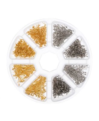 8-Slot Jump Rings Jewelry Findings Kit Assortment, 1200pieces
