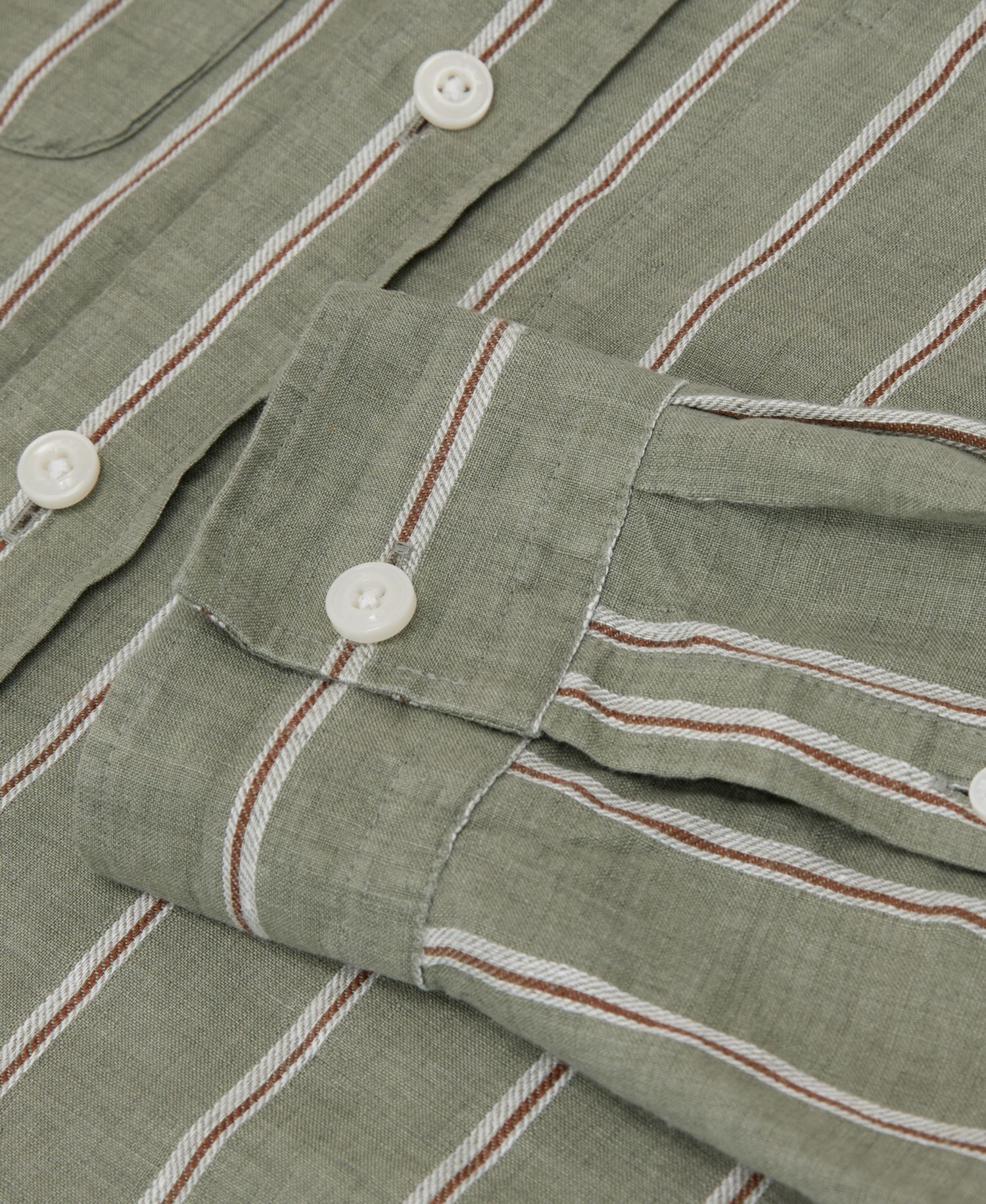 Men's Rubus Stripe Linen Shirt