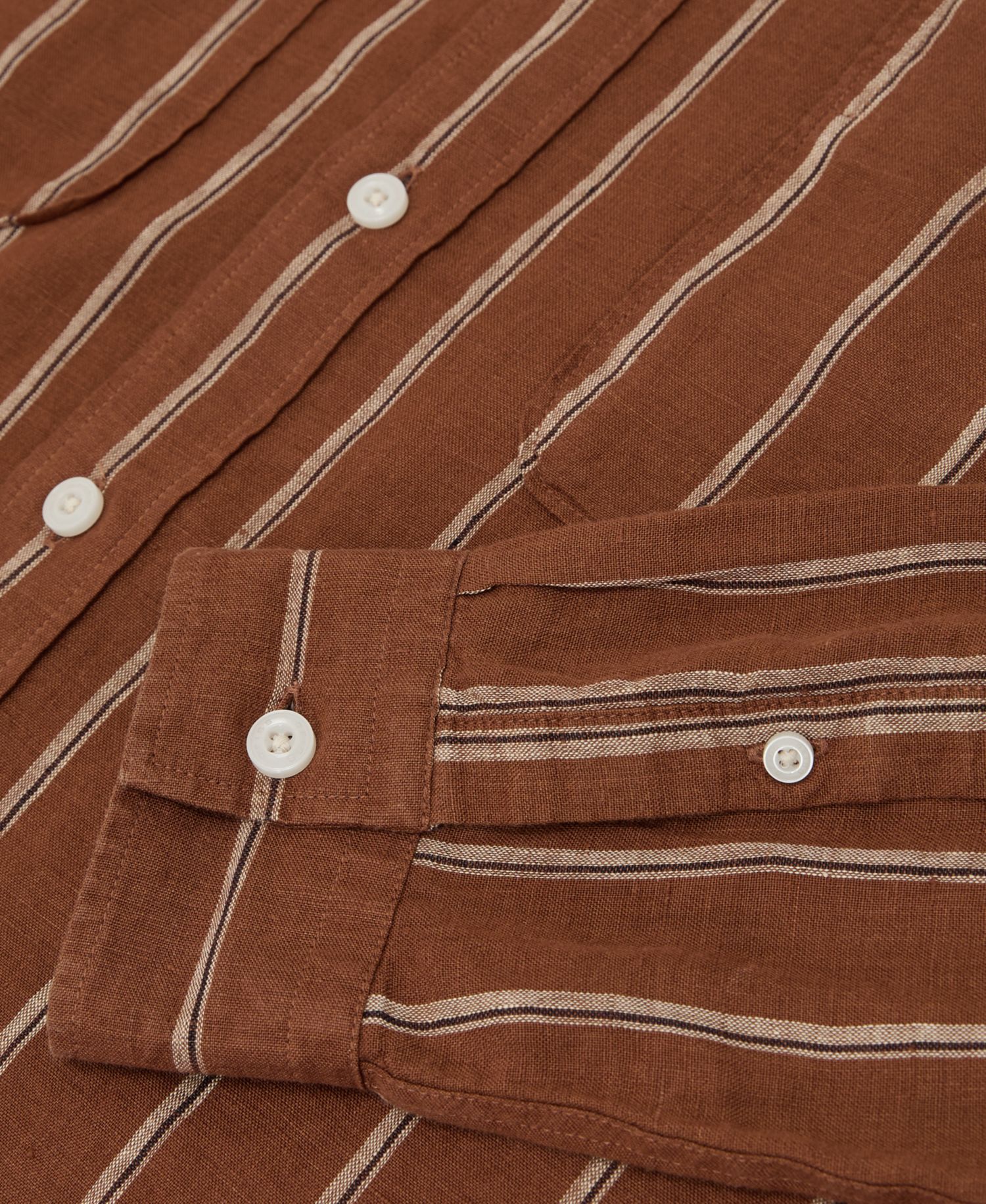 Men's Rubus Stripe Linen Shirt