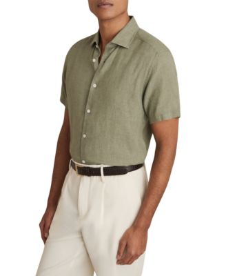 Men's Holiday Linen Shirt