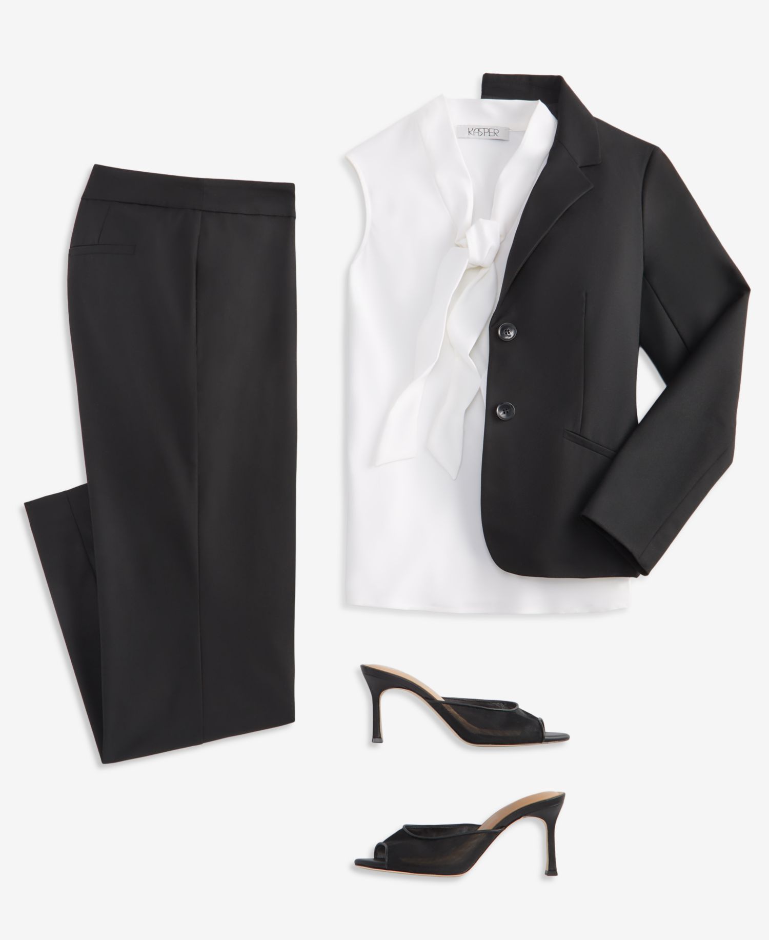 Women's Machine Washable Two-Button Blazer, Regular & Petite