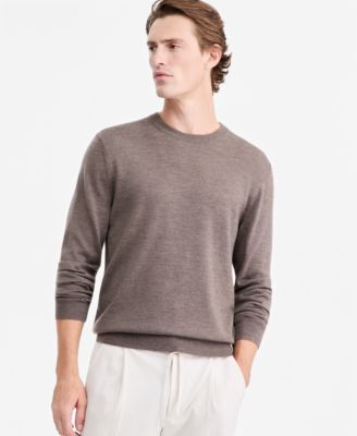 Men's Merino Wool Crewneck Sweater