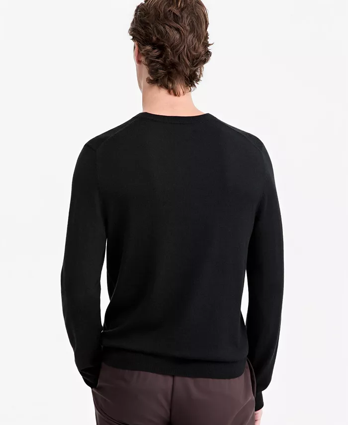 Men's Merino Wool Crewneck Sweater - thumbnail 9
