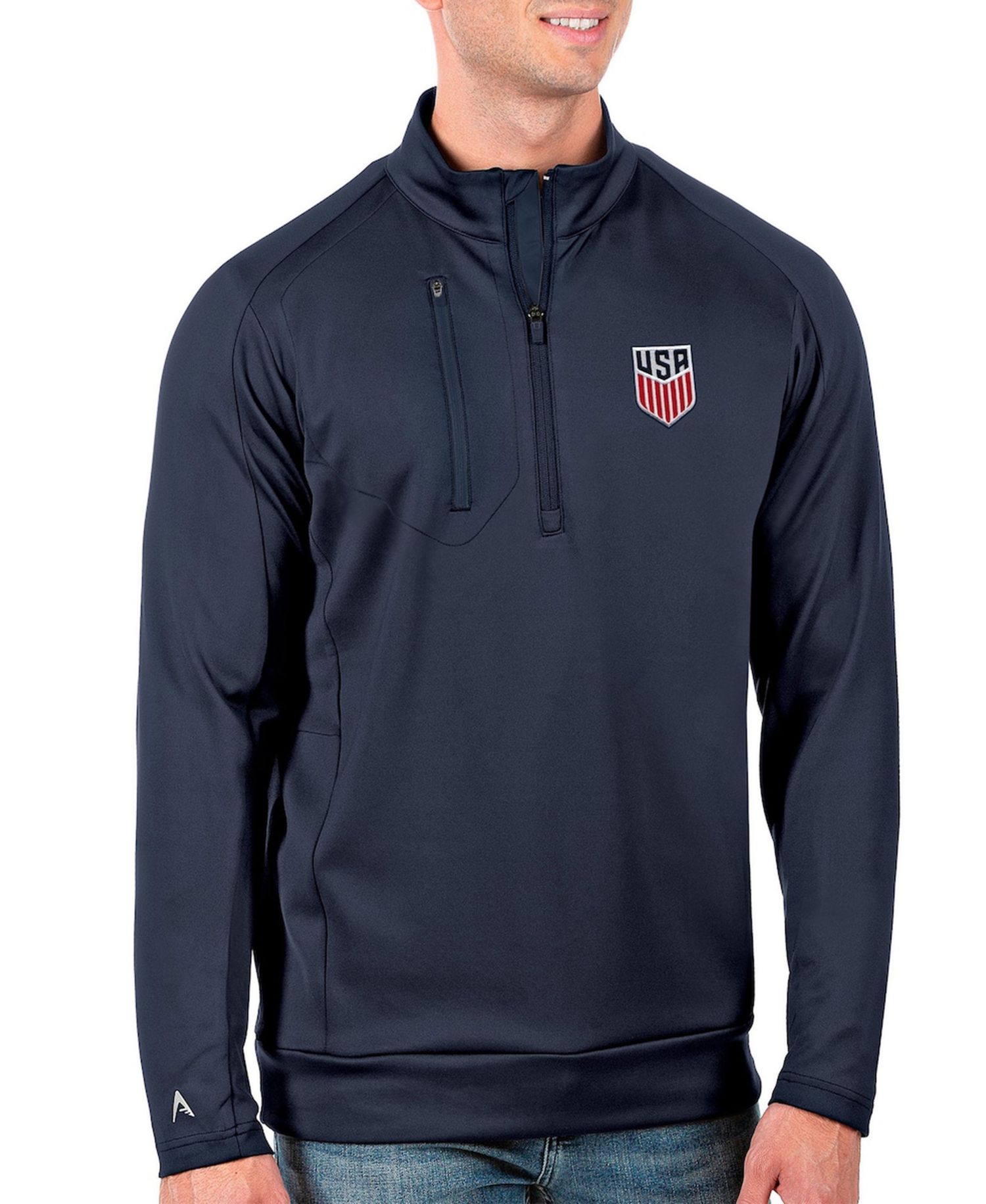 Men's Navy USMNT Generation Quarter-Zip