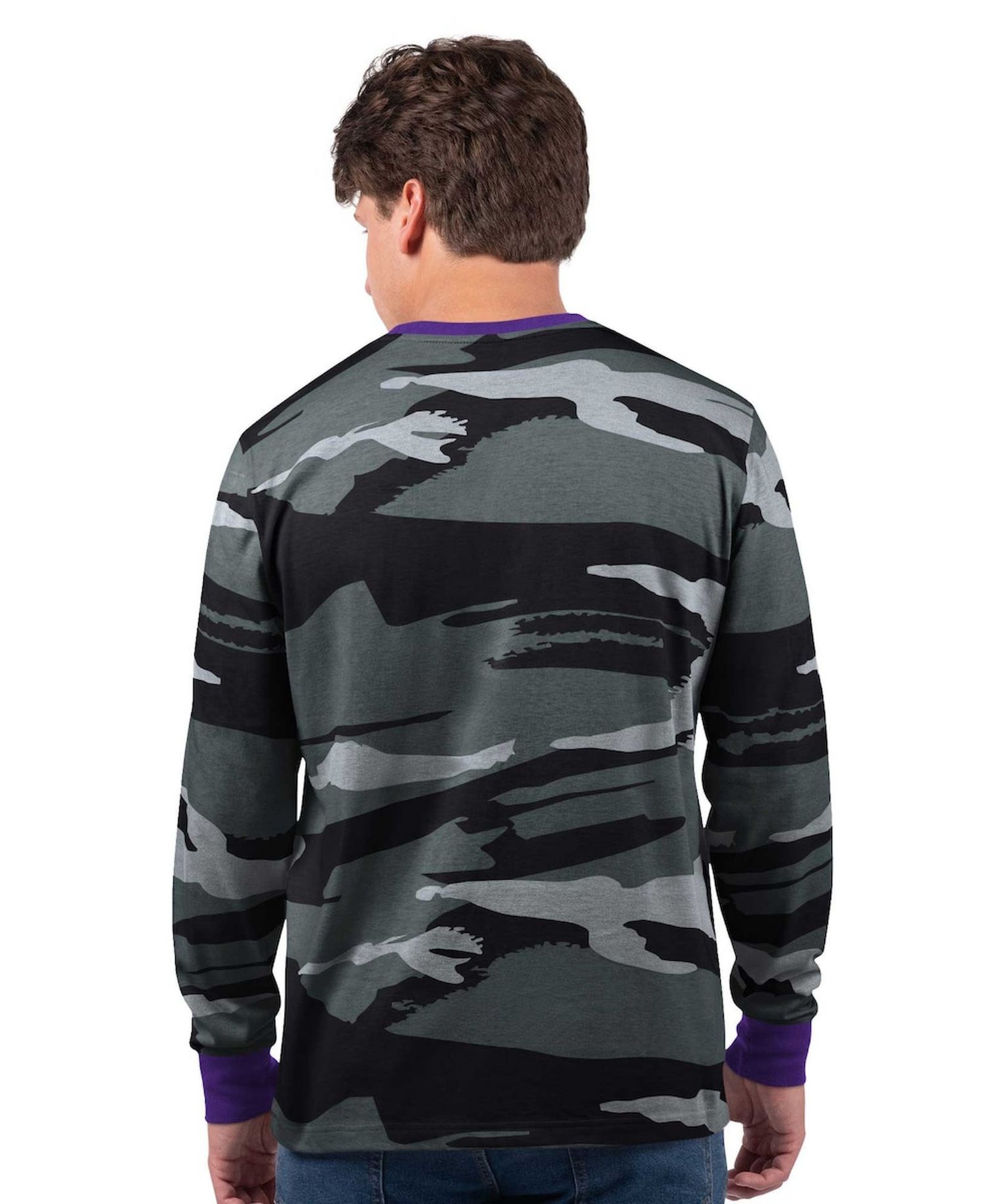 Men's Gray Minnesota Vikings Thursday Night Gridiron Long Sleeve T-Shirt