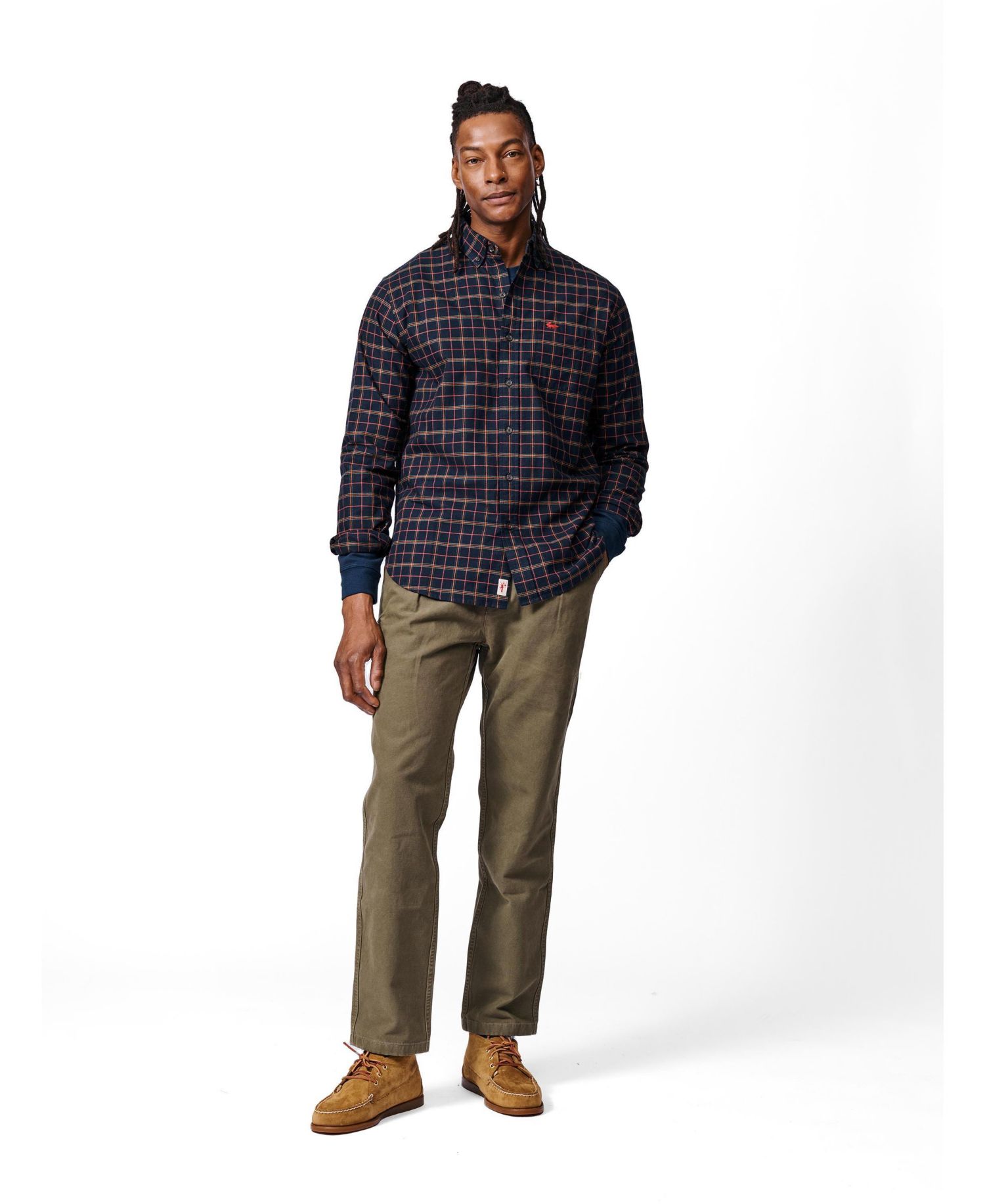 Men's Merton Brushed Oxford Button Down Shirt