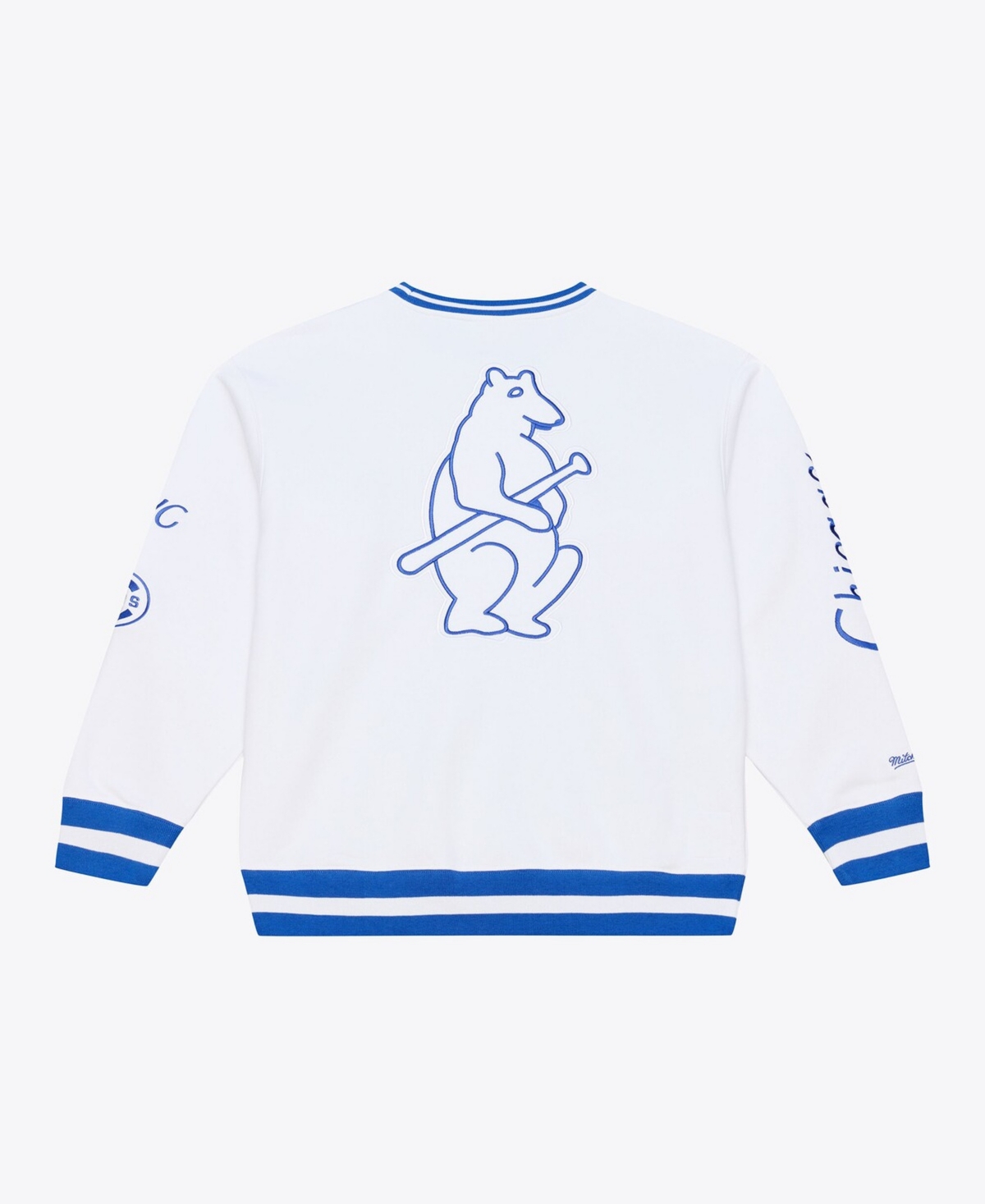 Mitchell & Ness Men's White Chicago Cubs Arctic Fleece Sweatshirt