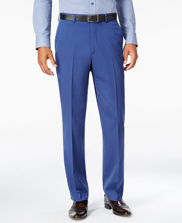 Sean John Men's Big & Tall Classic-Fit Blue Pants - Macy's