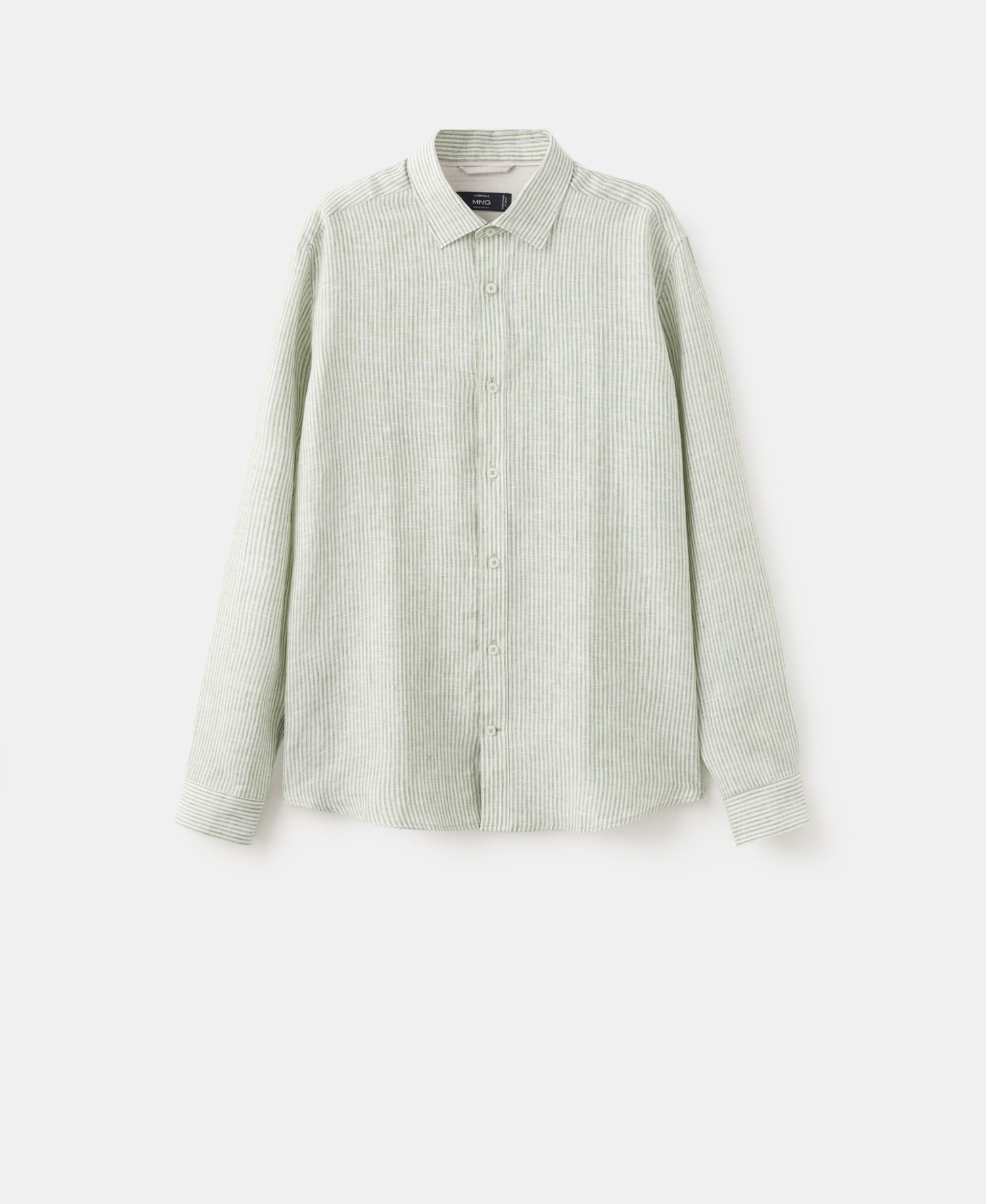 Men's Linen Striped Regular-Fit Shirt