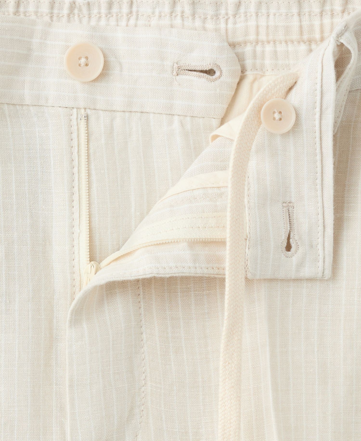 Men's Linen Striped Pants