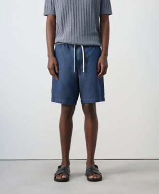 Men's Cotton-Linen 8.54" Bermuda Shorts