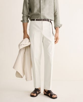 Men's Cotton Regular-Fit Pants
