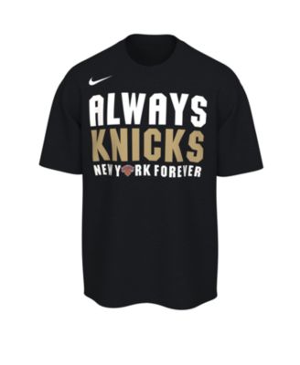 Men's Black New York Knicks 2026 NBA Champions Roster Club T-Shirt