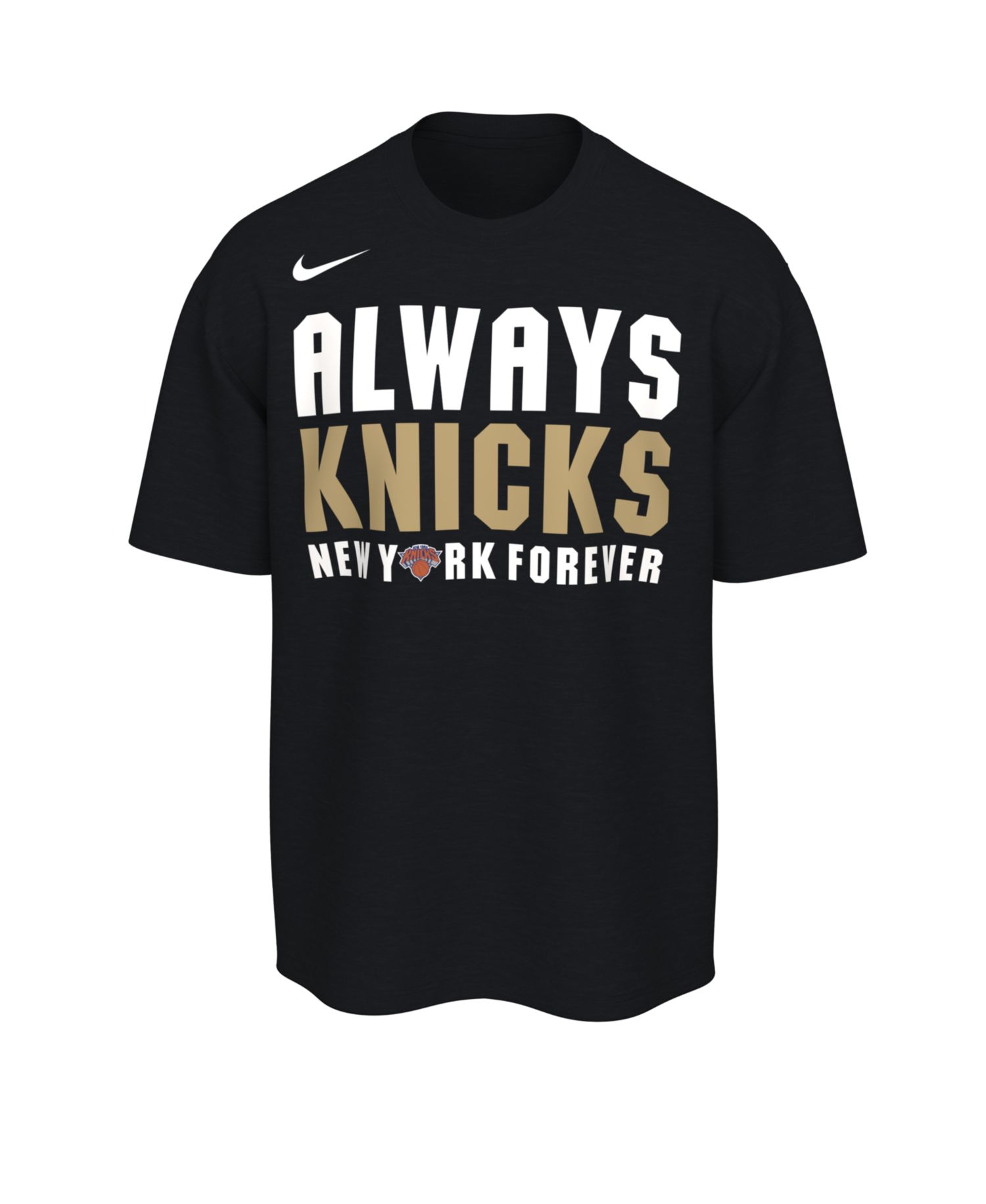 Men's Black New York Knicks 2026 NBA Champions Roster Club T-Shirt