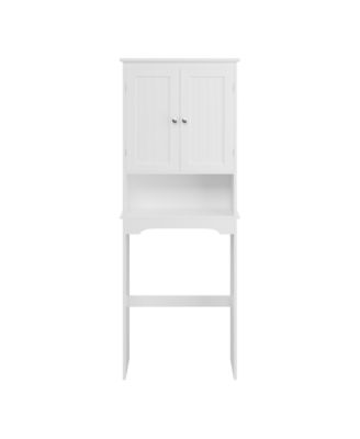 Over The Toilet Storage Cabinet, Bathroom Shelf Over Toilet, Bathroom Storage Cabinet Organizer,Wood Bathroom Space Saver