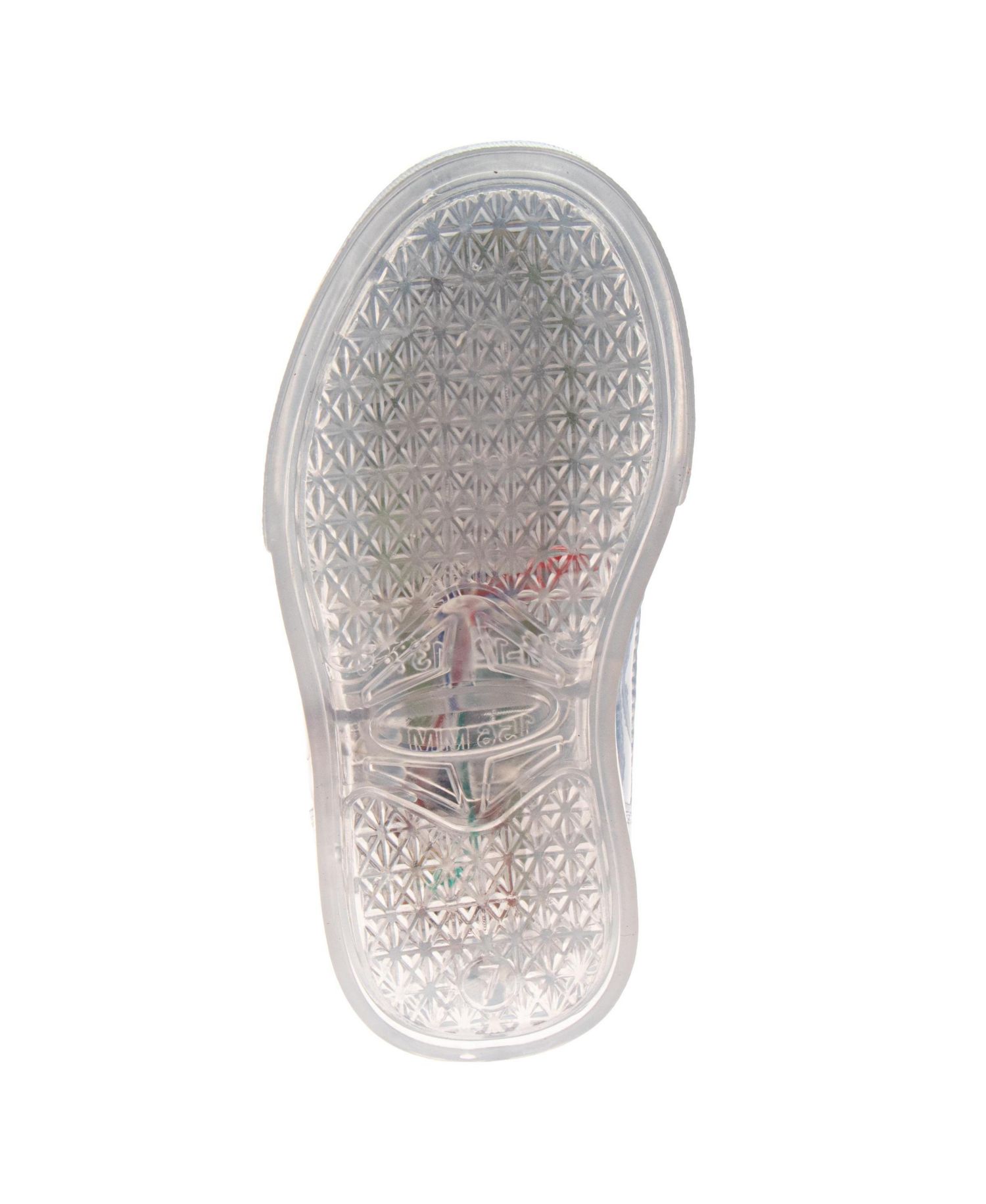 Big Girls Frozen Anna and Elsa Light-Up High-Top Sneakers with Hook and Loop Closure