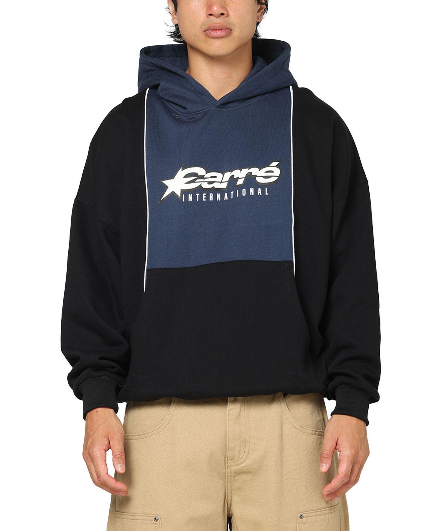 Men's Piped Pullover Hoodie