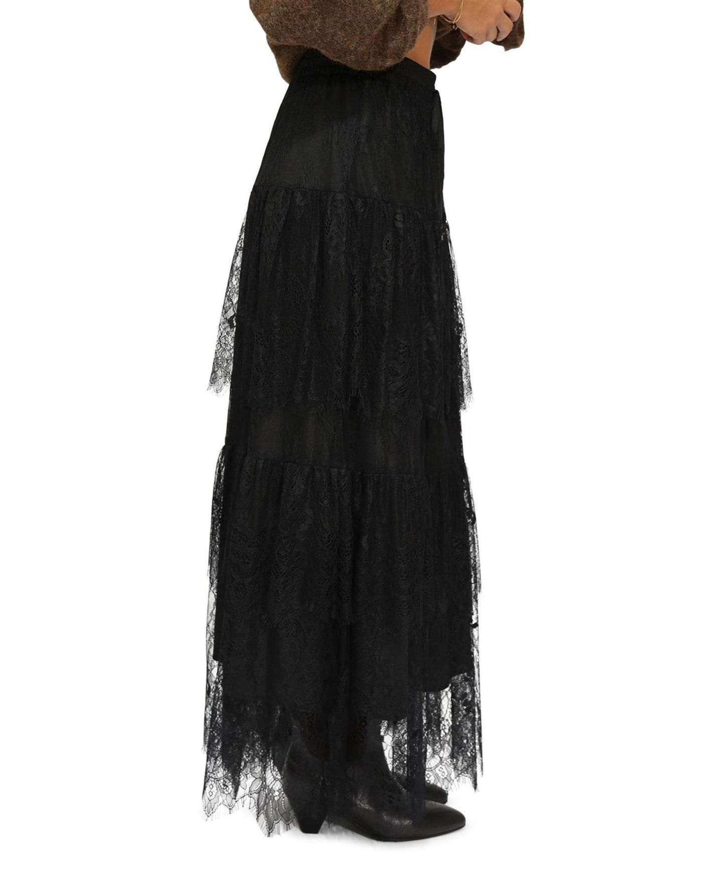 Женская юбка Belle & Bloom Dreamy Days Lace Tiered — фото 3
