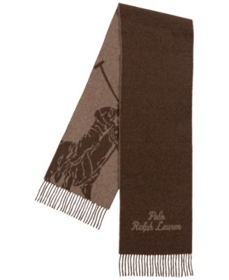 Men's Big Pony Jacquard Scarf