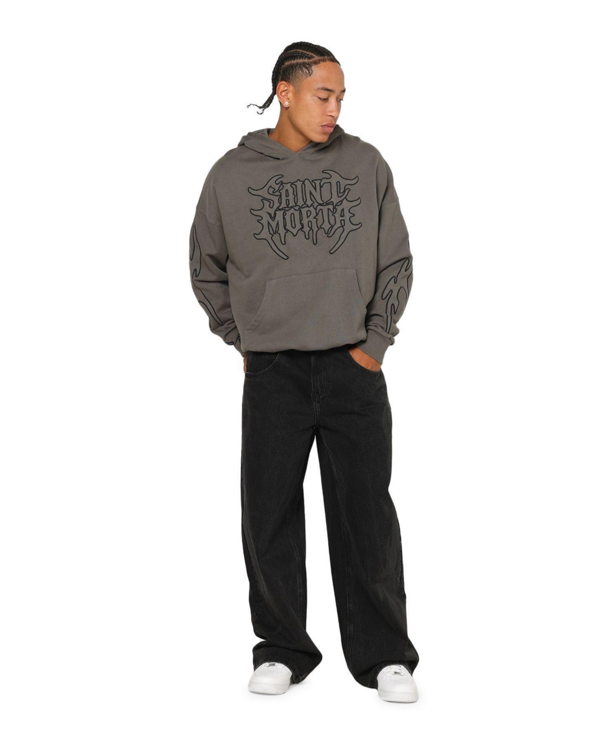 Saint Morta Men's Crested Wing Hoodie