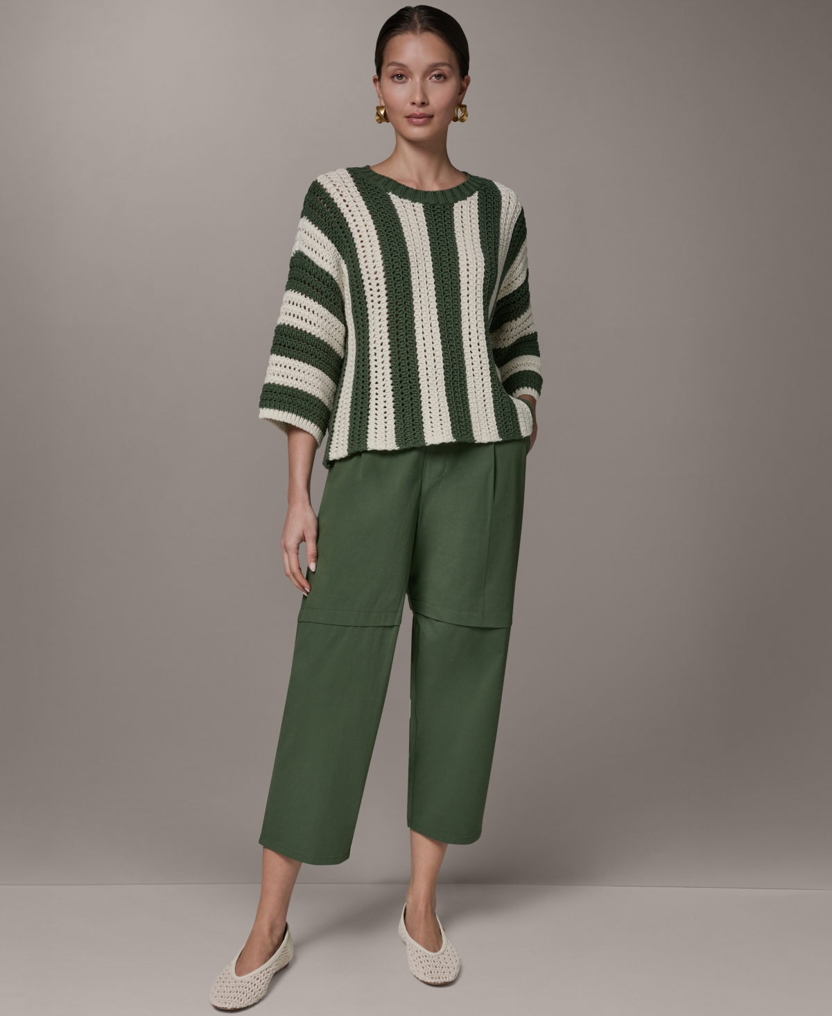 Donna Karan Weekend Women's Oversized Crewneck Sweater