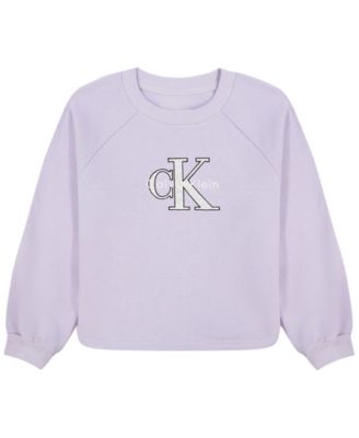 Girls' 7-16 Logo Long-Sleeve Sweatshirt