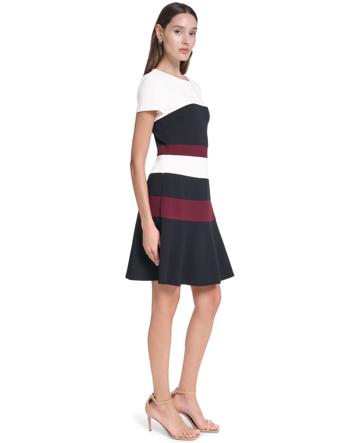 Petite Scuba Crepe Sheath Dress
