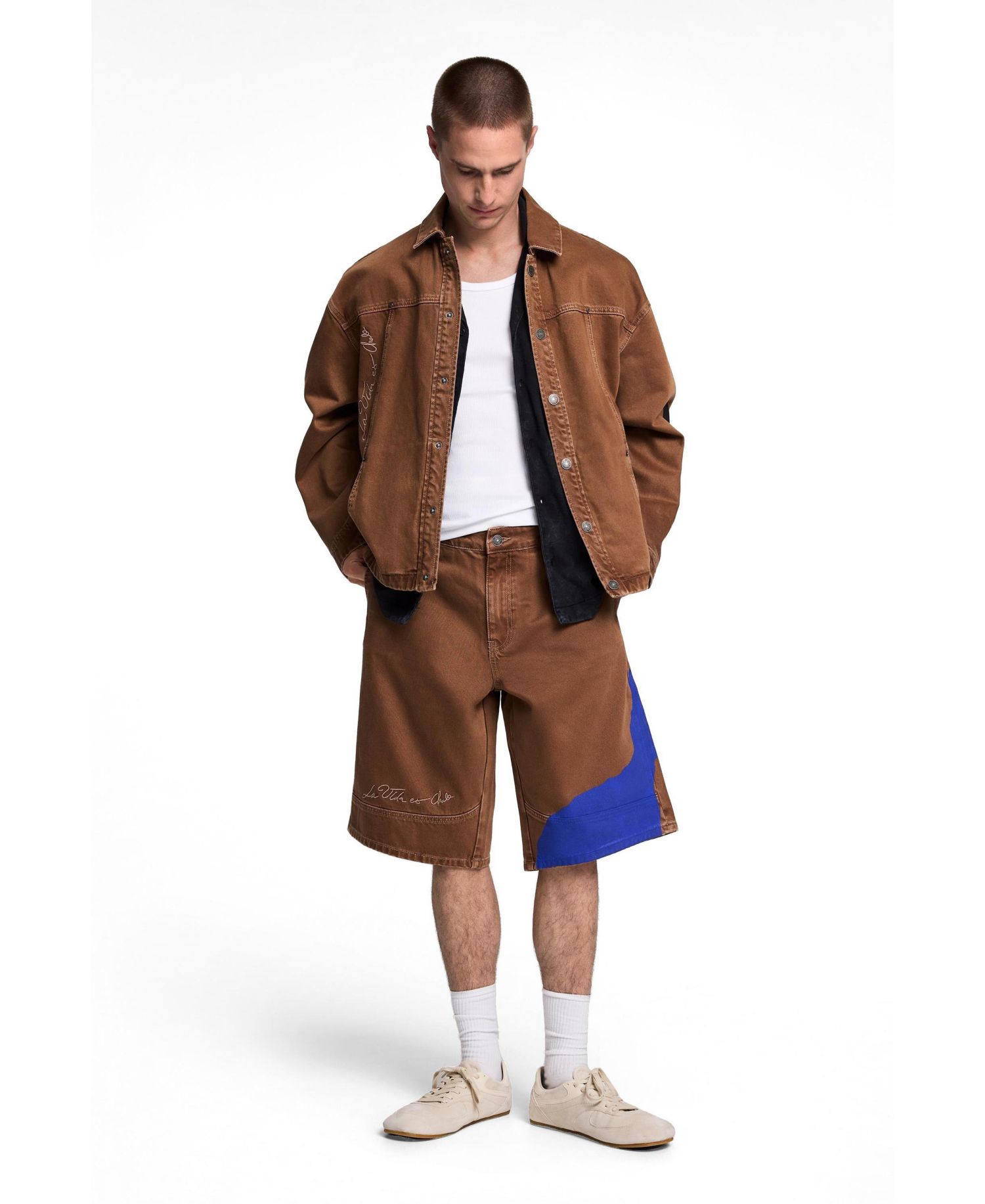 Men's Printed bermuda shorts with suns