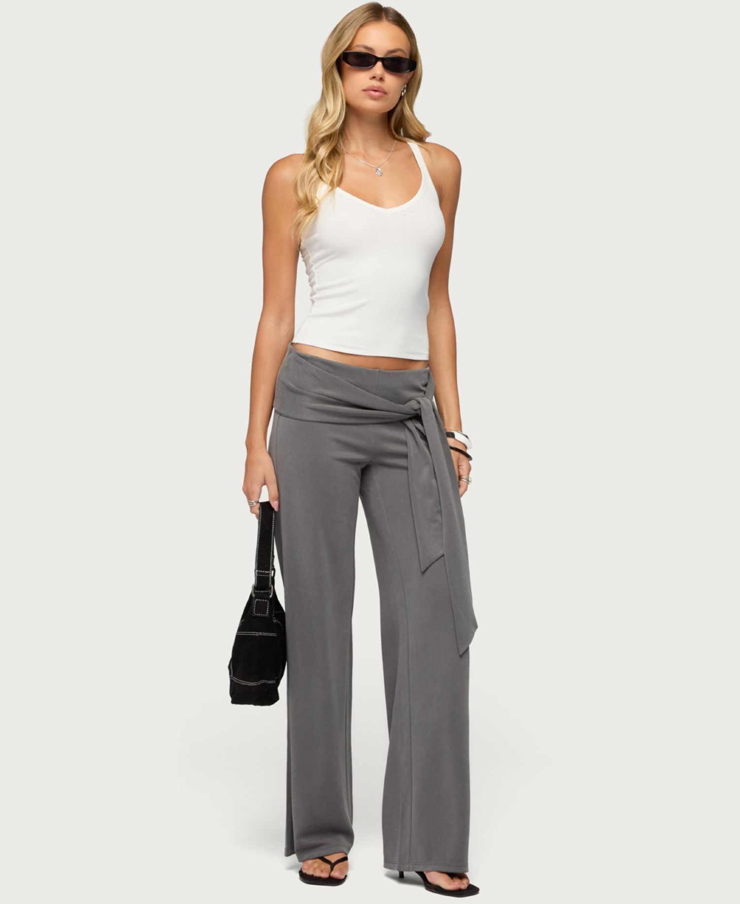 Women's Xyla Straight Leg Tie Pants