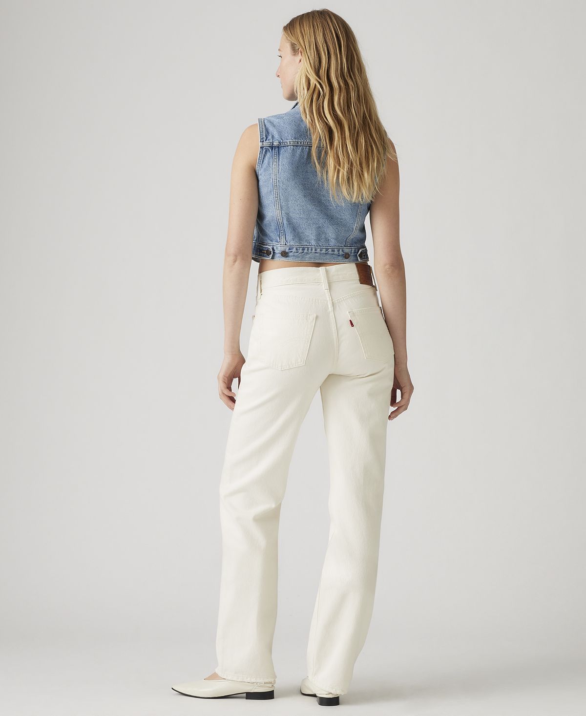 Levi's® Premium Women's 501 90's Mid-Rise Straight-Fit Jeans 30" view 4 — MAYCSS fashion products