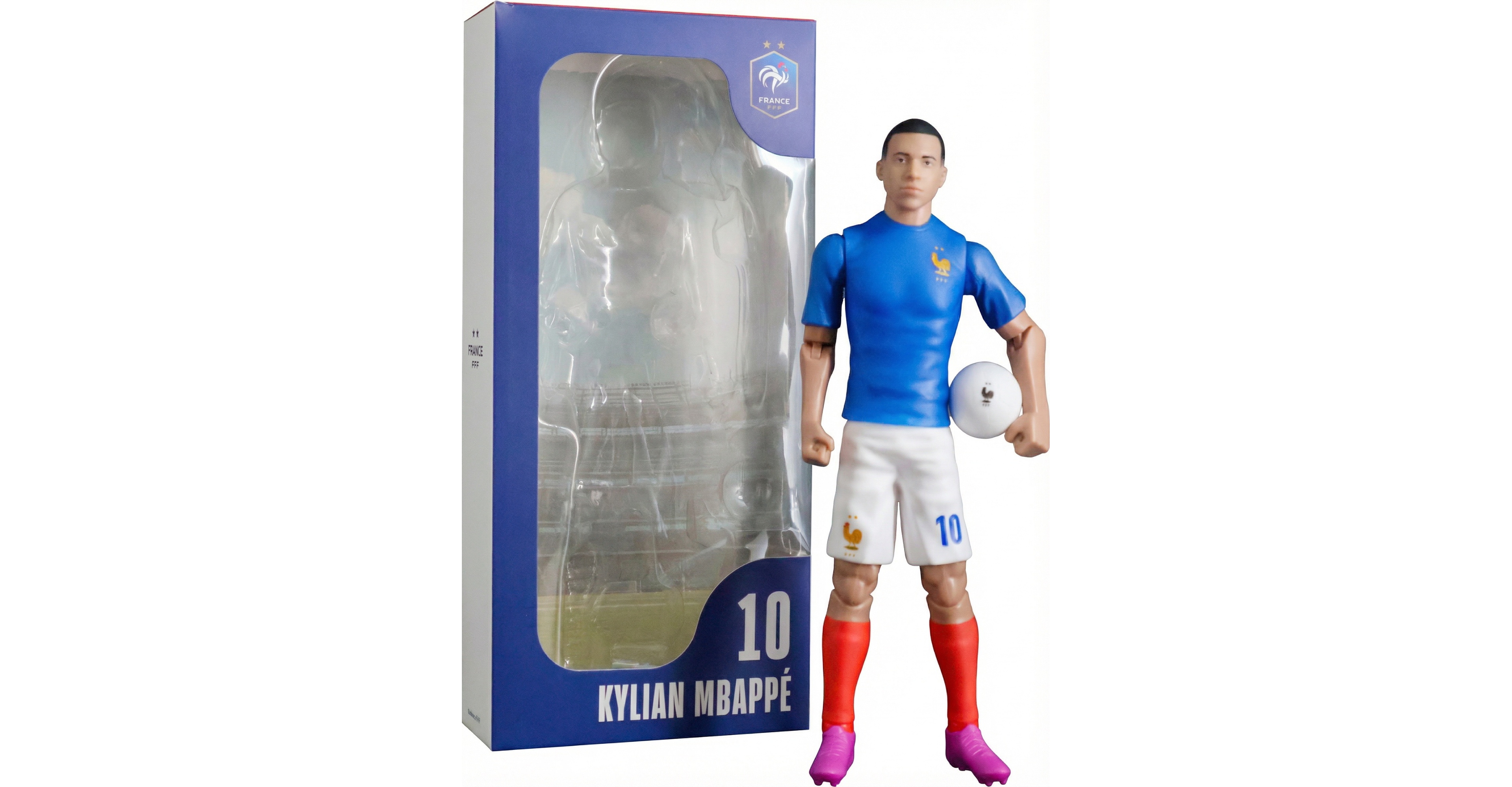 Banbo Toys Sockers France National Kylian Mbappe 8" Collectible Soccer Action Figure